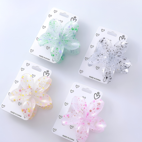 Producto - Broche flor hawaiana - 0