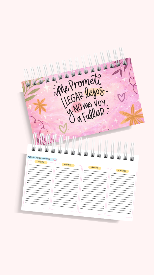 Producto - Planner Perpetuo Pocket Semanal Pequeño, práctico y siempre a mano MOD7
