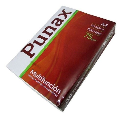 Producto - Resma Punax Multifuncion A4 75Grs 500 Hojas