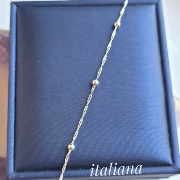 Producto - Pulsera italiana esfera mediana singapur