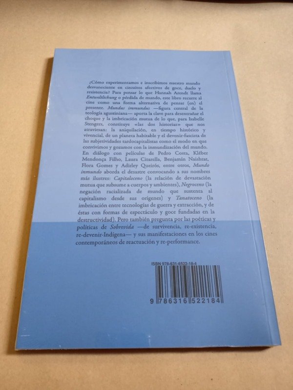 Producto - Mundo inmundo Cine desastre y sobrevida - Jens Andermann - Las Cuarenta - 1