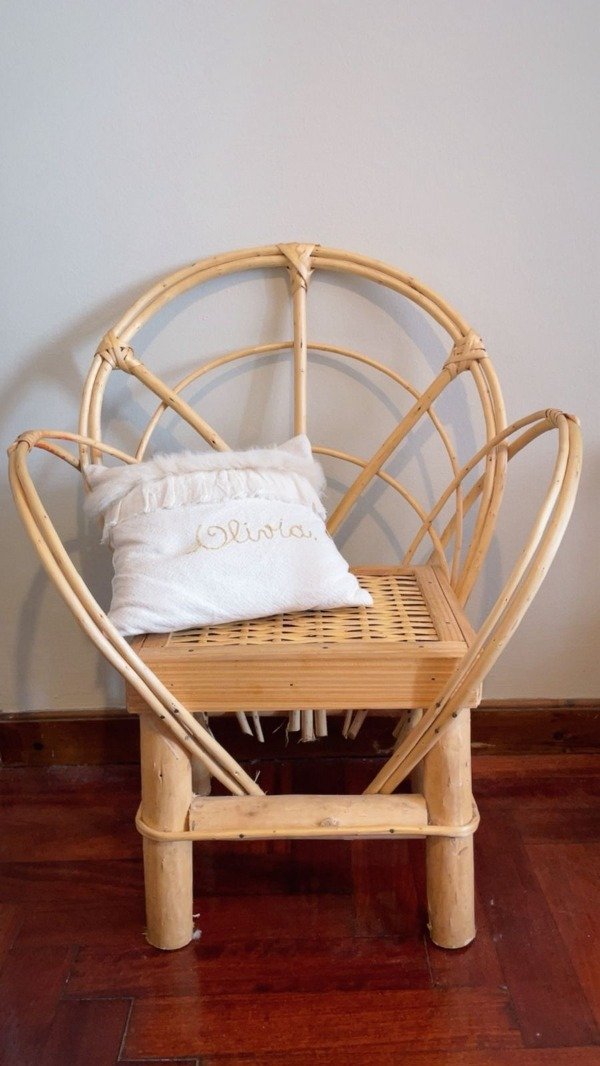 Producto - sillon de mimbre infantil