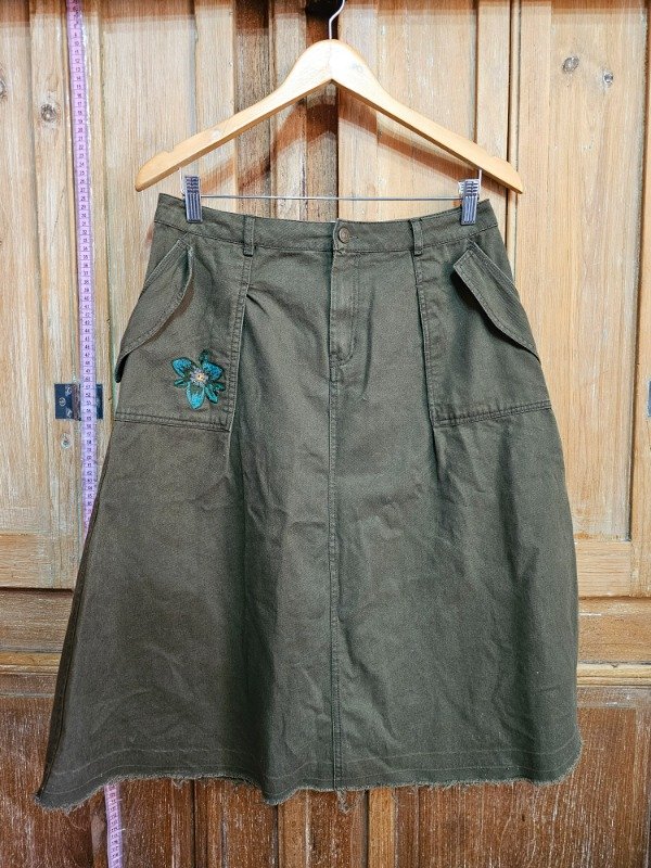 Producto - Falda Zara Verde t.s