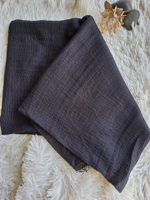 Producto - PLT01 Pañuelo Liso Texturado Negro