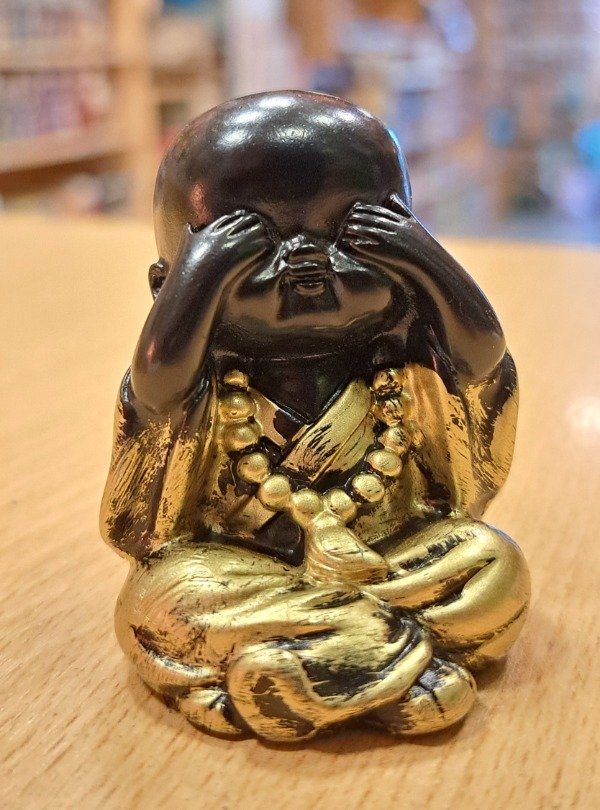 Producto - Buditas Mini resina negros 5 cm