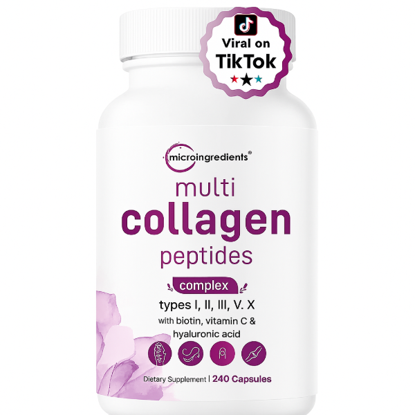 Producto - Multi Colageno - MicroIngredients 240 Capsulas