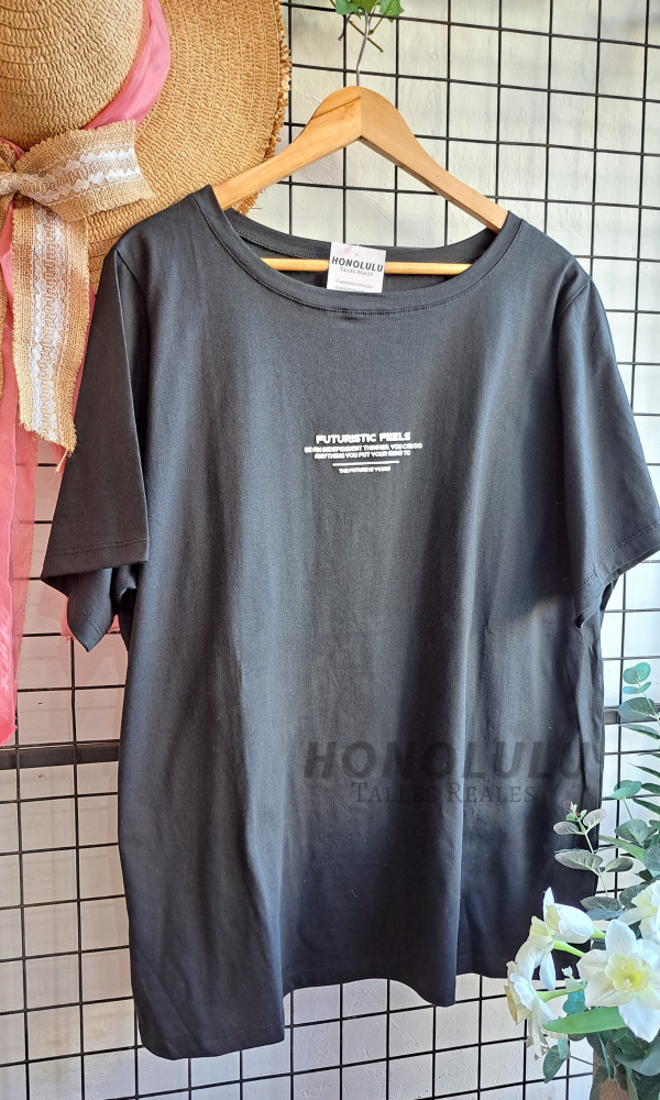 Producto - Remera Futuristic Negro