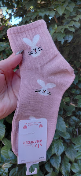Producto - Medias conejo rosa