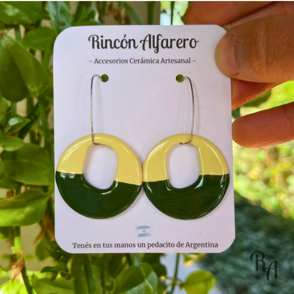 Producto - Pendiente Río de Janeiro - redondos calados