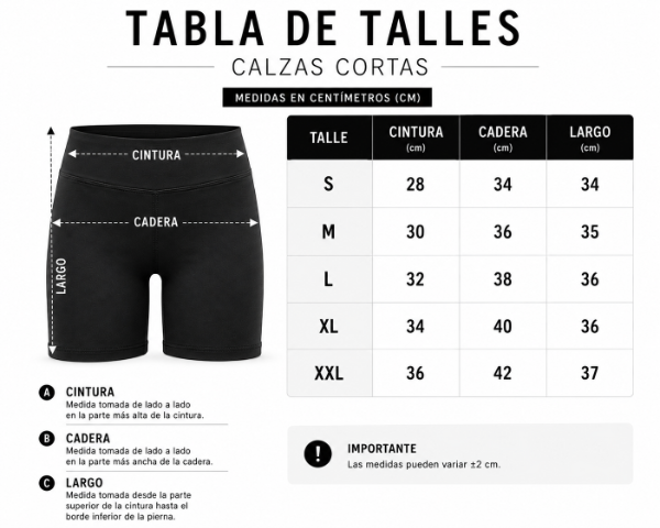 Producto - Calzas Cortas Lycra 3 Tiras - 8