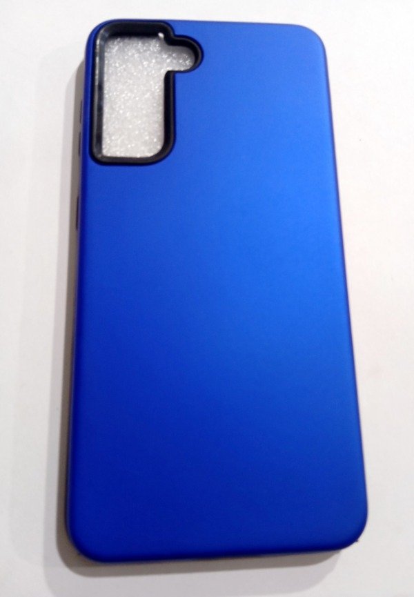 Producto - Funda Celeste rígida de alto impacto para Samsung S21