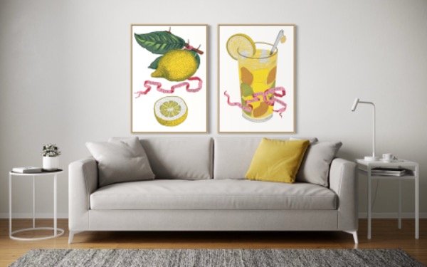 Producto - "When life gives you lemons..." Copia original 5/60 -  Enmarcada