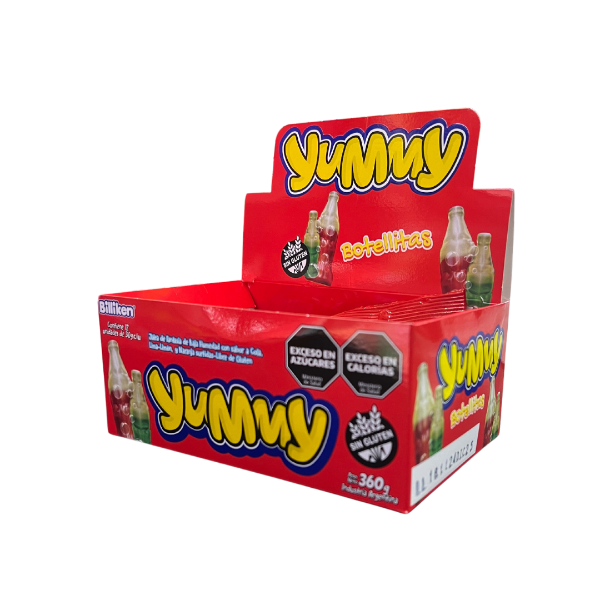 Producto - Gomitas Yummy 30 gr Botellitas x 12