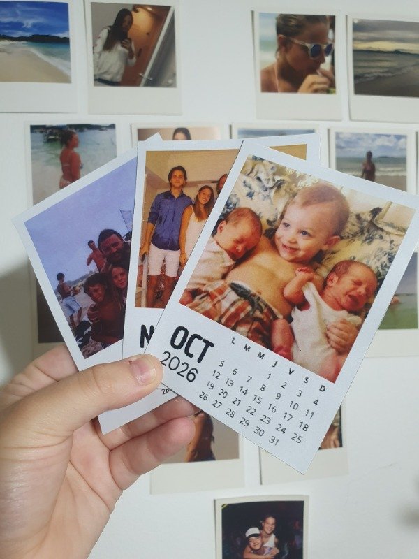 Producto - Polaroid calendario imantado