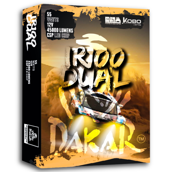 Producto - IR100 DUAL DAKAR AMBAR/BLANCO 55W