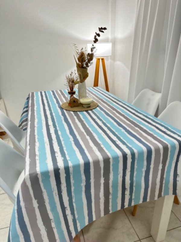 Producto - Degrade rayas celestes