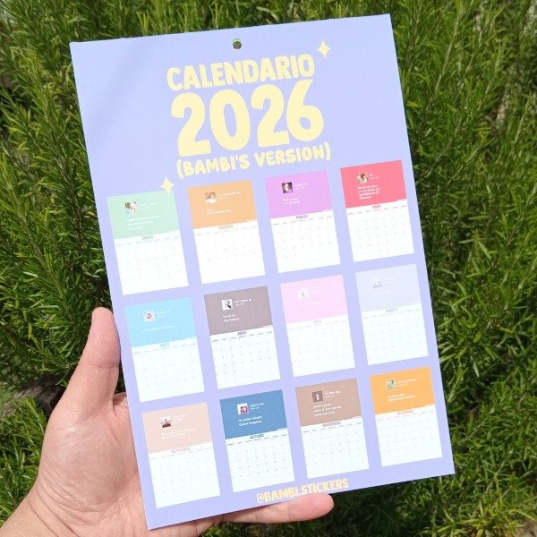 Producto - Calendario (Bambi's version)