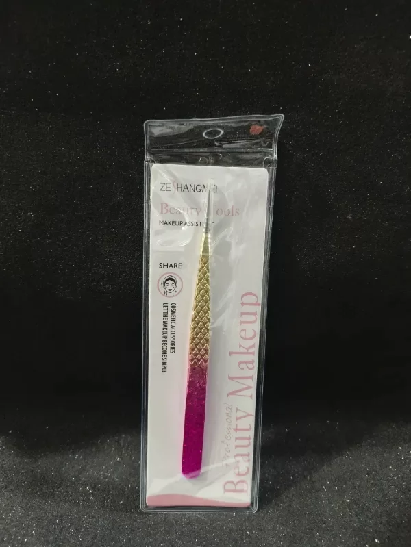 Producto - PINZA RECTA ECO ROSA Y DORADO