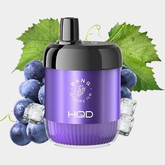 Producto - (POD DESCARTABLE) HQD BANG 5000 - 20MG - GRAPEY