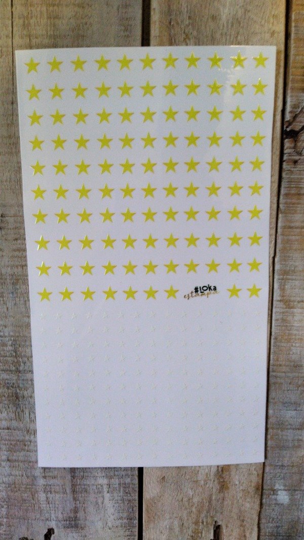 Producto - UV Planchas Mix 16x28cm Estrellitas