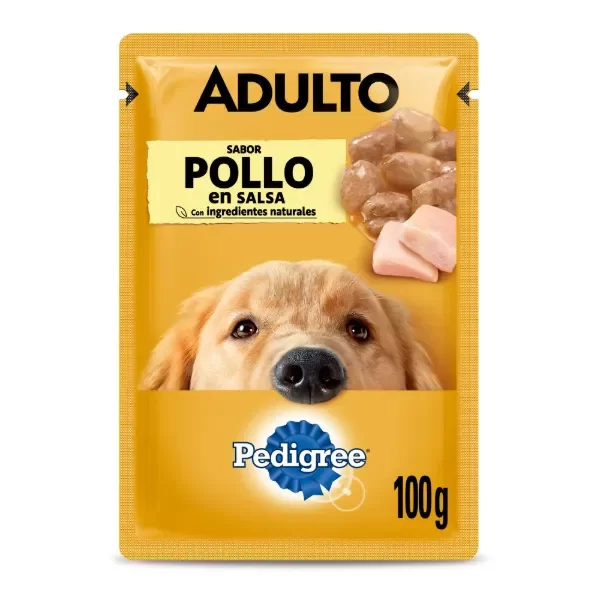 Producto - SOBRECITO DE POLLO PARA PERRO ADULTO PEDIGREE 100gr