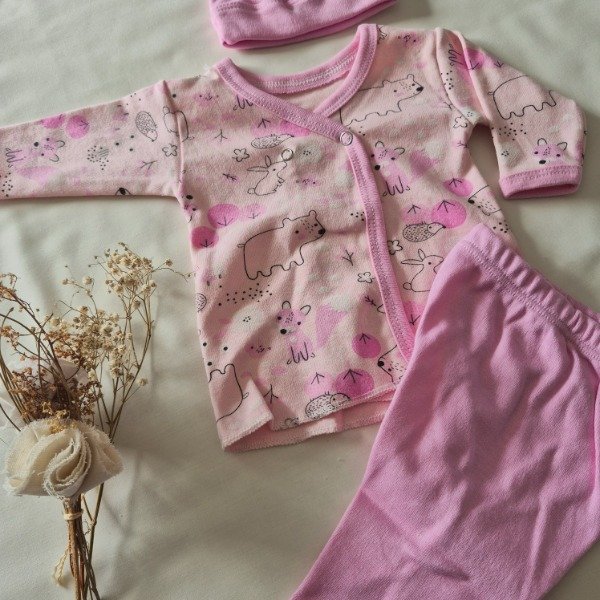Producto - Ajuar animalitos rosa