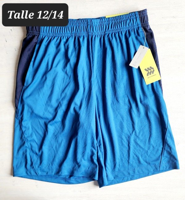Short deportivo all innmotion talle 12/14 celeste