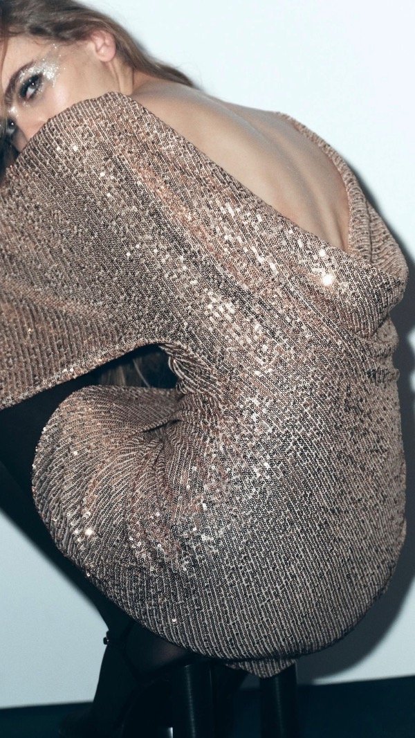 Producto - Vestido rose gold Zara