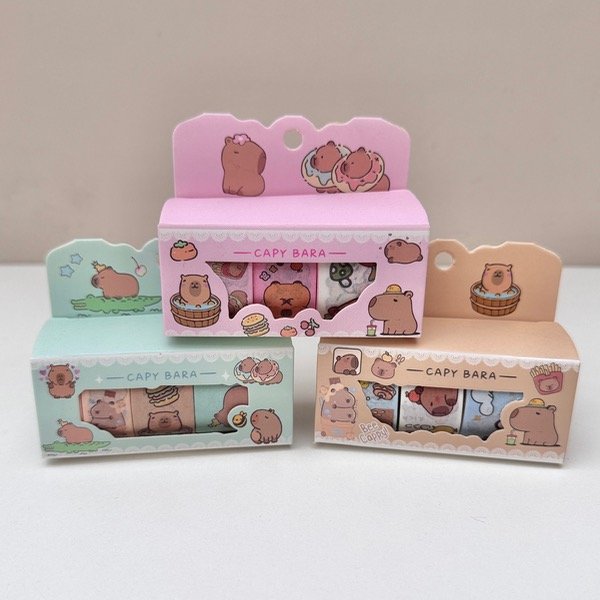Producto - Washi Tape x3 - Capybara