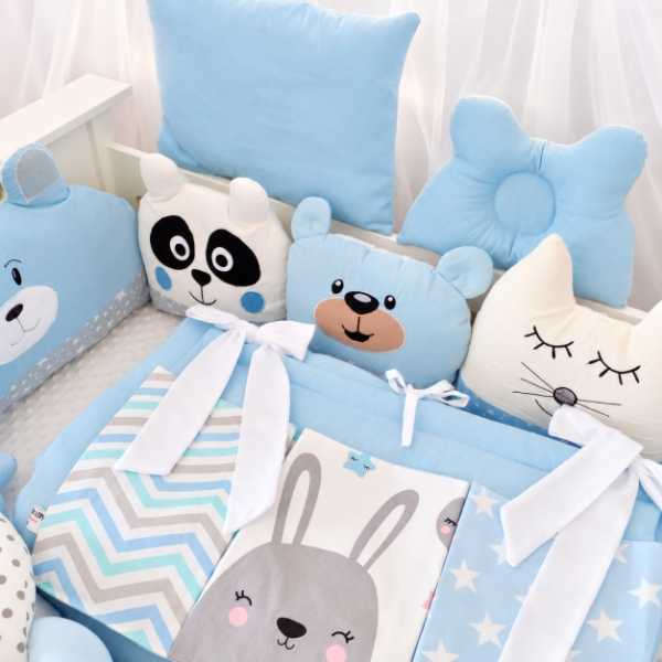 Producto - Set de Chichoneras para Cuna Leonardo Animalitos Nórdicos - 2