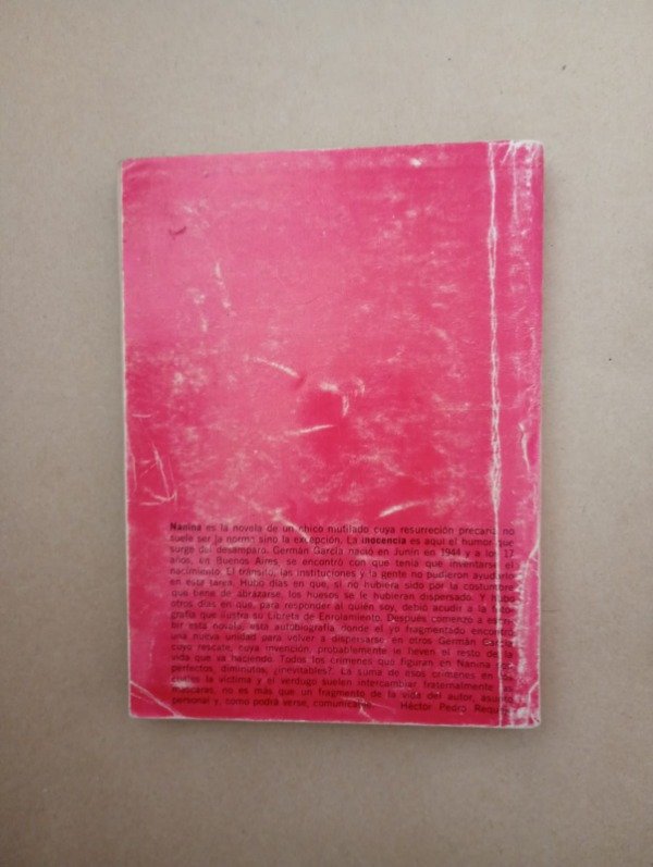 Producto - Nanina - Germán Leopoldo García - Jorge Álvarez 1968 1era Edición - 1