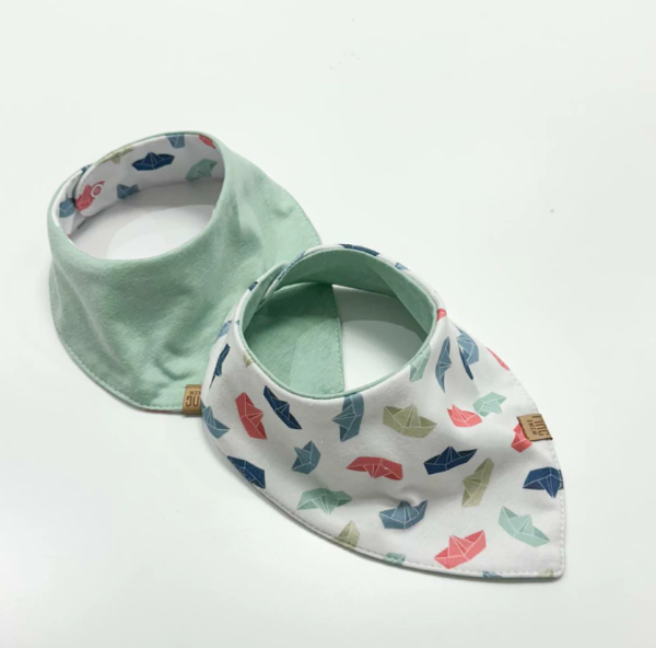 Producto - Bandana Barquitos Verde Agua