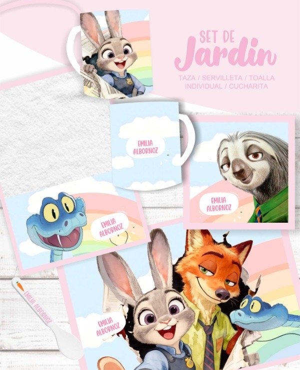Producto - SET ZOOTOPIA 3