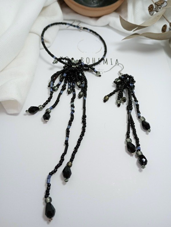 Producto - Aros LIA irregular grafito - 0