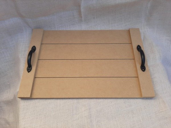 Producto - Bandeja rectangular vintage con manija