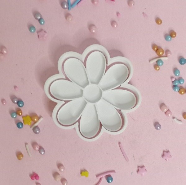 Producto - Cortante 3D con sello de flor