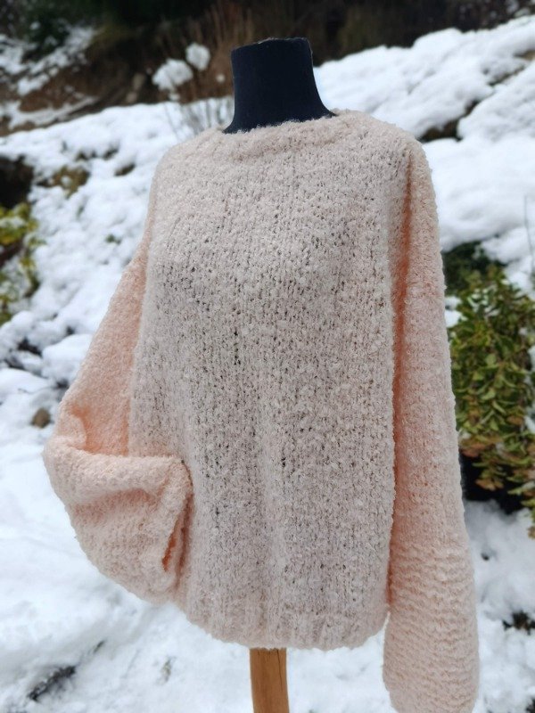Producto - Sweater de boucle nude - 0