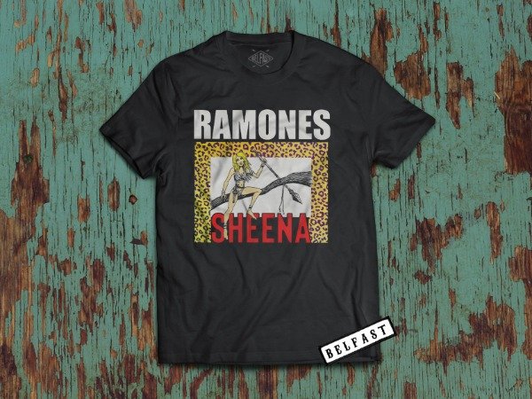 remera ramones sheena repro merch