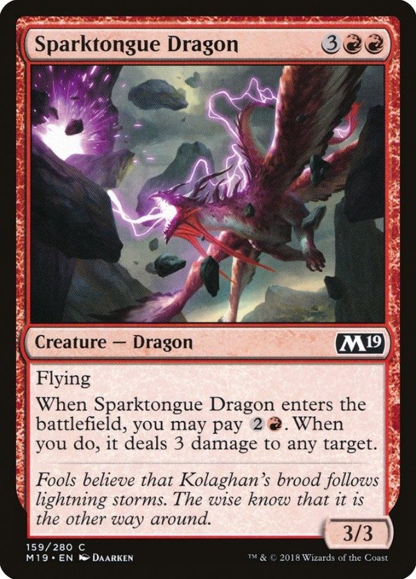 Producto - Sparktongue Dragon  Core Set 2019