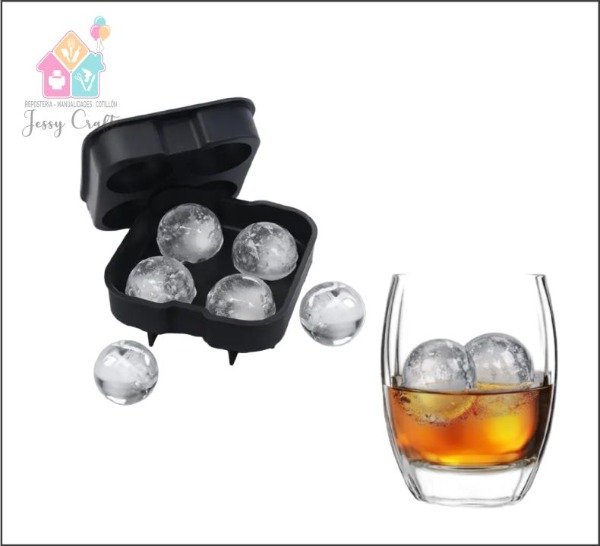 Producto - Molde de silicona - Esferas para hacer hielo