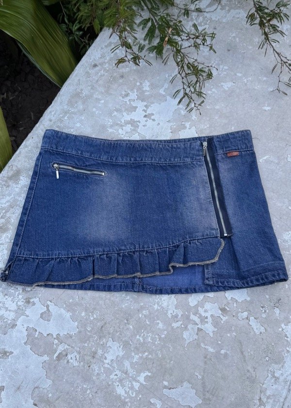 Producto - Mini skirt jean GEISHA t38/40 tiro bajo