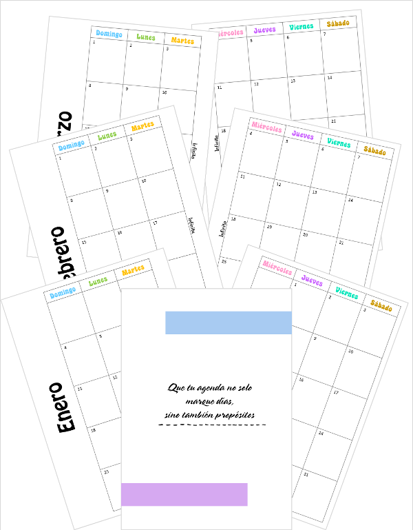 Producto - Agenda mensual 2026