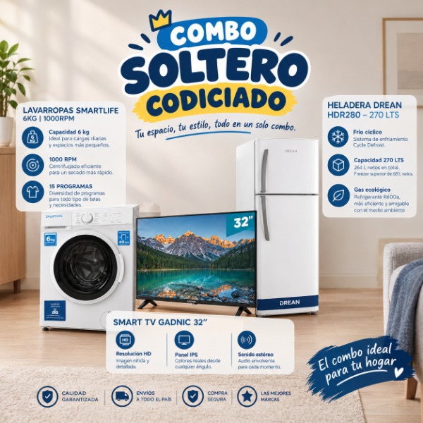 Producto - COMBO SOLTERO CODICIADO