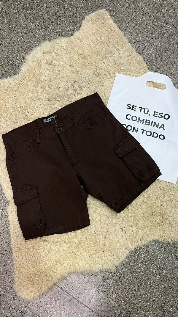 Producto - Bermuda cargo marrón