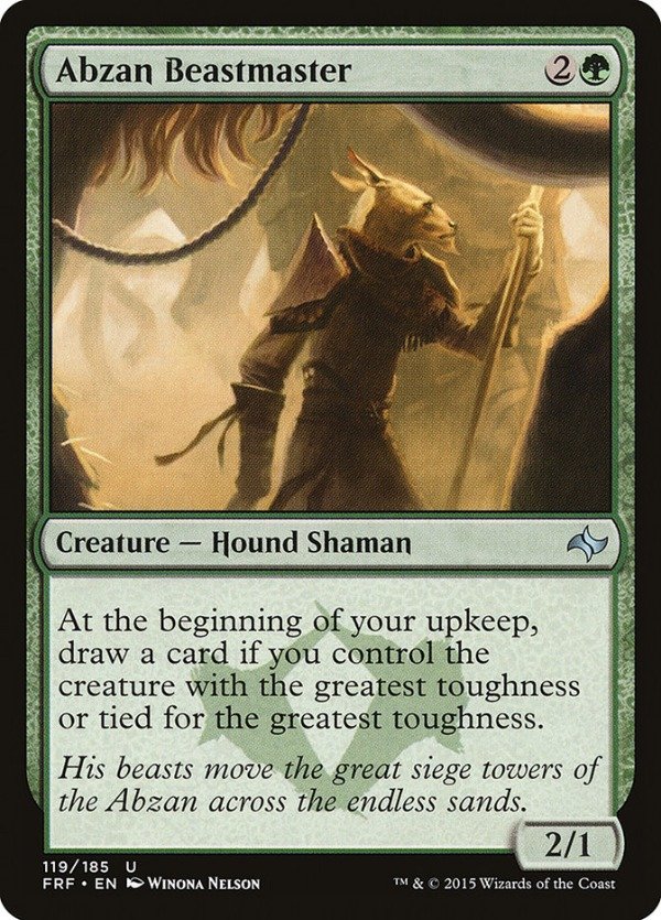 Producto - Abzan Beastmaster  Fate Reforged
