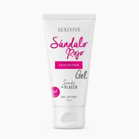 Producto - GEL INTIMO SENS BOMB SÁNDALO ROJO
