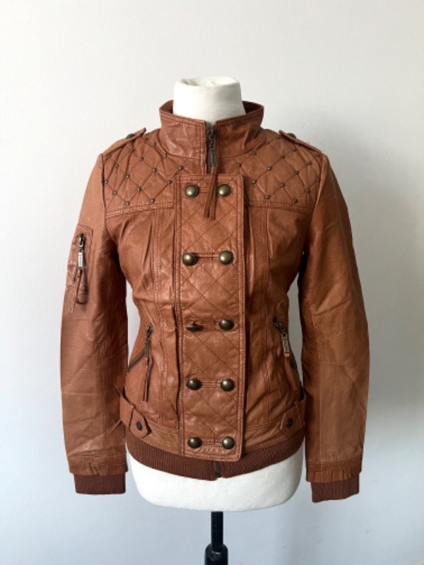 Producto - LeatherJ4ckett buttons brown