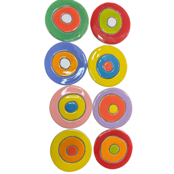 Producto - Circulo 6 cm - multicolor