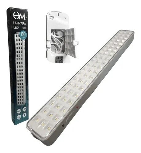 Producto - Luz Emergencia 60 Leds Luces Recargable 2 Intensidades