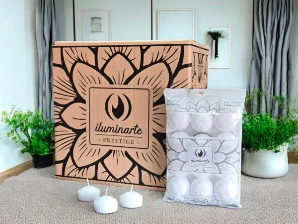 Producto - VELA DE NOCHE BLANCA ILUMINARTE X 12